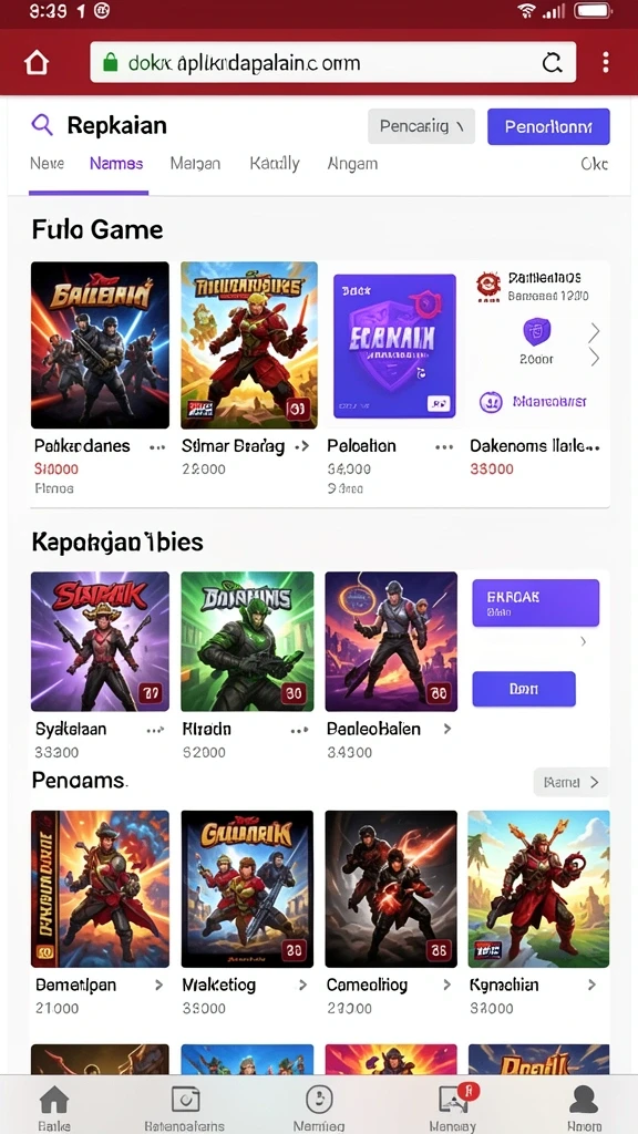 Screenshot dari mode permainan yang penuh aksi.