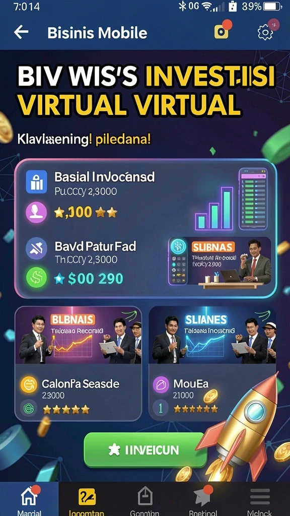 Tampilan awal yang menarik dan penuh warna.