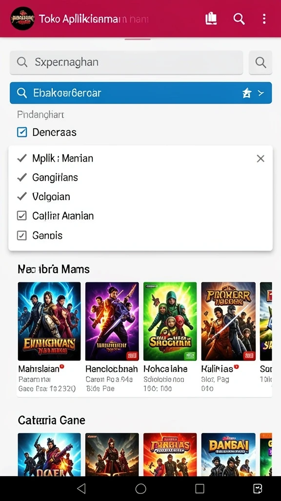 Tampilan antarmuka yang intuitif dan menarik.