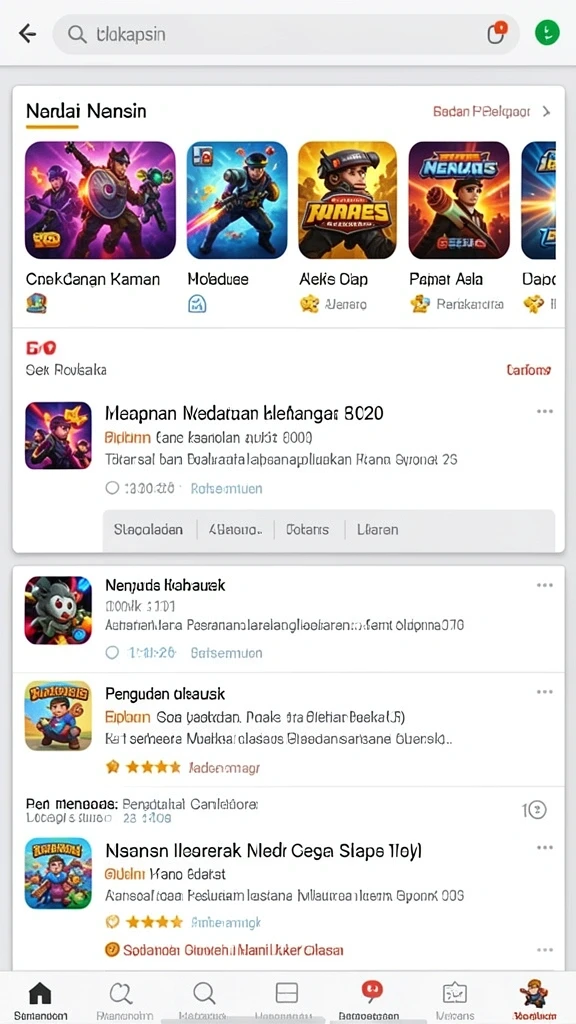 Gameplay yang seru dengan berbagai tantangan.