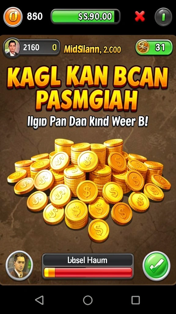 Leader board yang menunjukkan peringkat pemain dengan jelas.