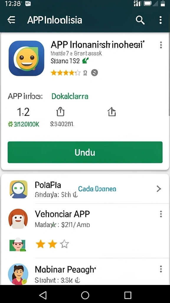 Tampilan karakter kelinci yang lucu dan menggemaskan.