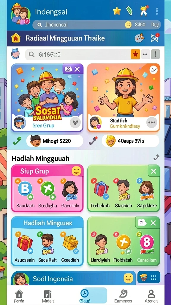 Lihat karakter unik dalam LUNATOGEL yang siap beraksi.