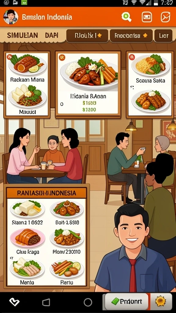 Tampilan antar muka yang menarik dan mudah dinavigasi.