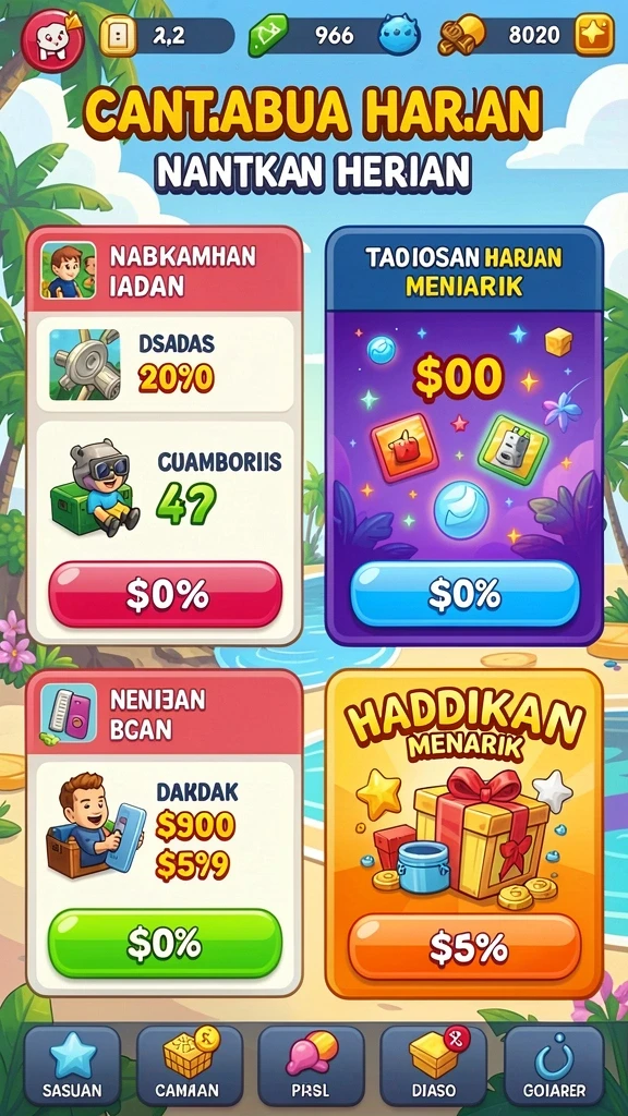 Fitur sosial yang memungkinkan interaksi dengan pemain lain.