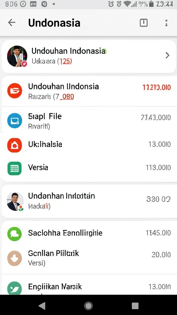 Tampilan awal yang menarik dan mudah dipahami.