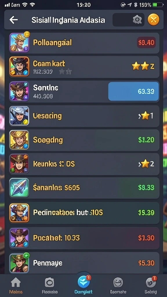 Screenshot ini menunjukkan tampilan level awal dalam OHTOGEL.