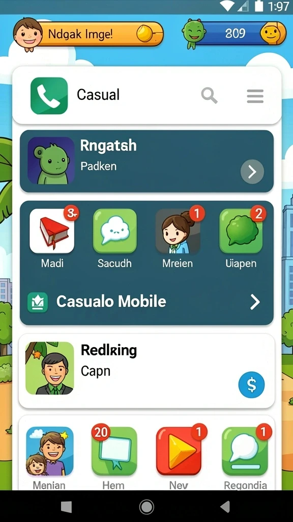 Tampilan antarmuka yang menarik dan mudah dinavigasi.