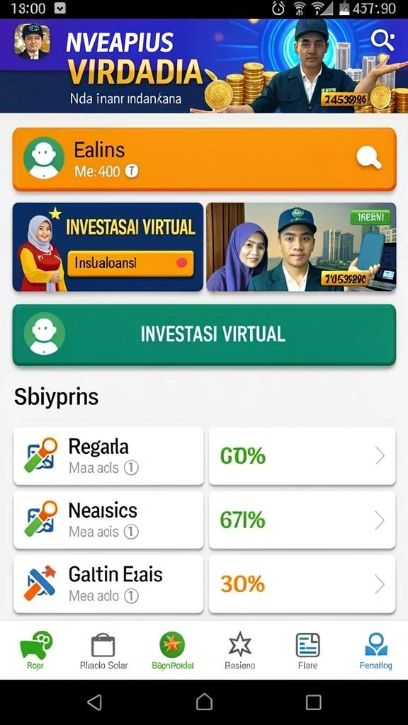 Mode permainan yang bervariasi dan menantang.