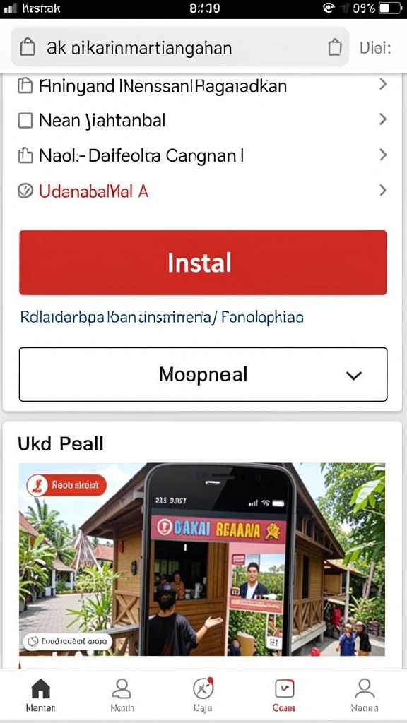 Karakter utama sedang beraksi di level baru.