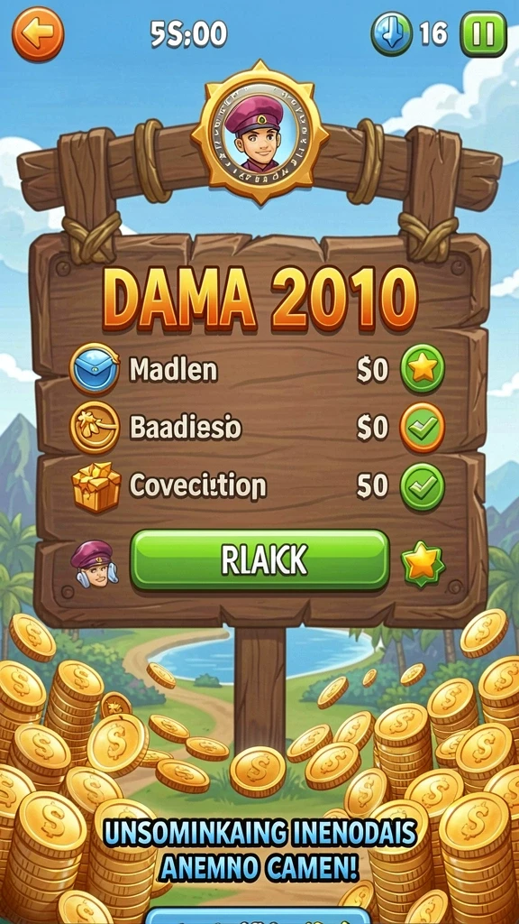 Screenshot menunjukkan karakter panda yang ceria dalam aksi.