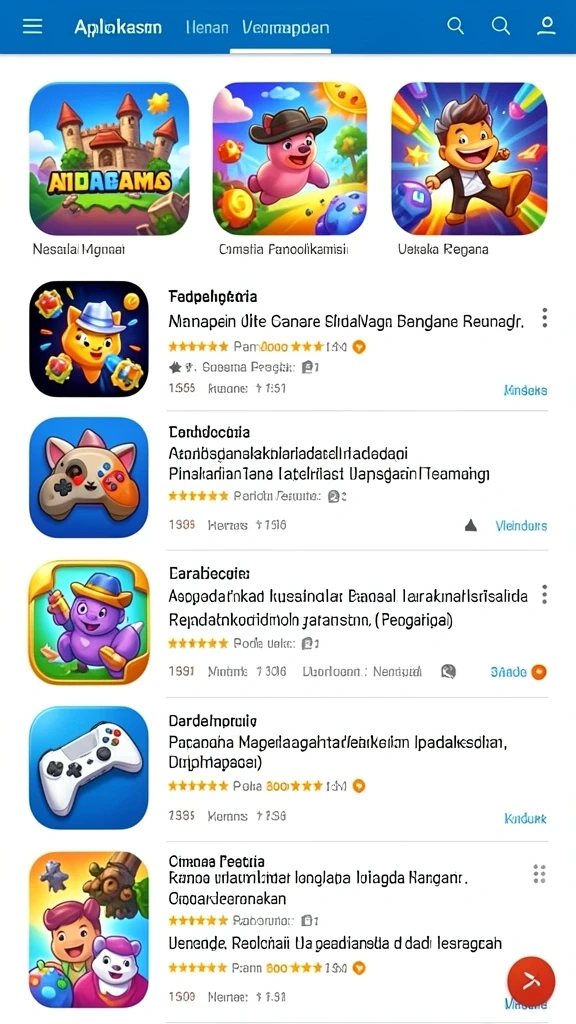 Antarmuka yang menarik dan mudah dipahami.