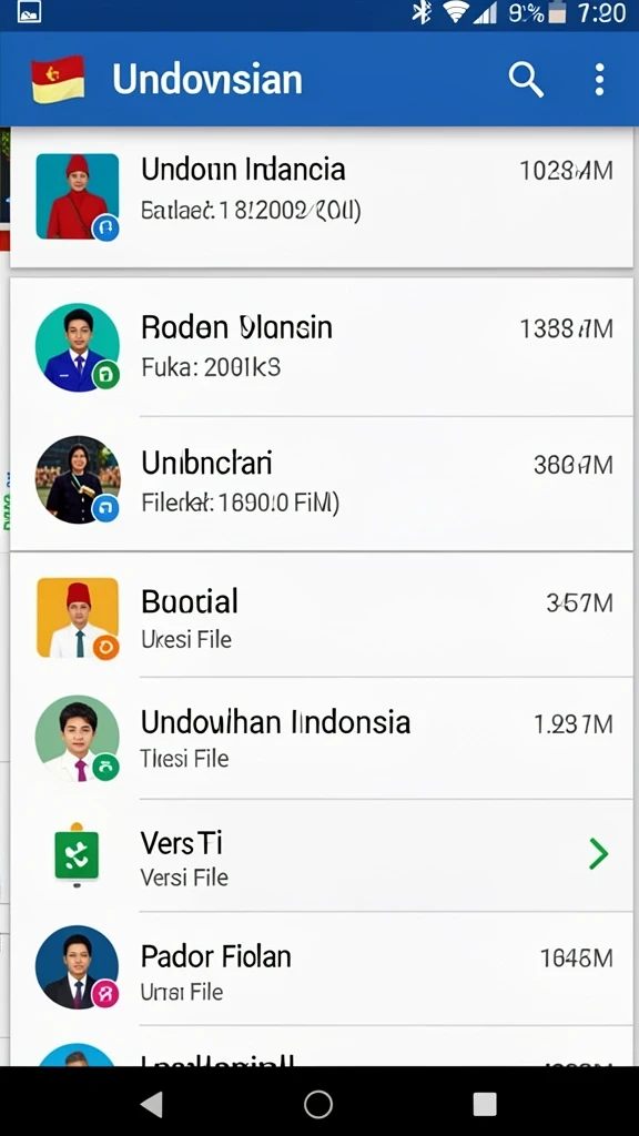Karakter unik siap mengantar petualangan Anda.