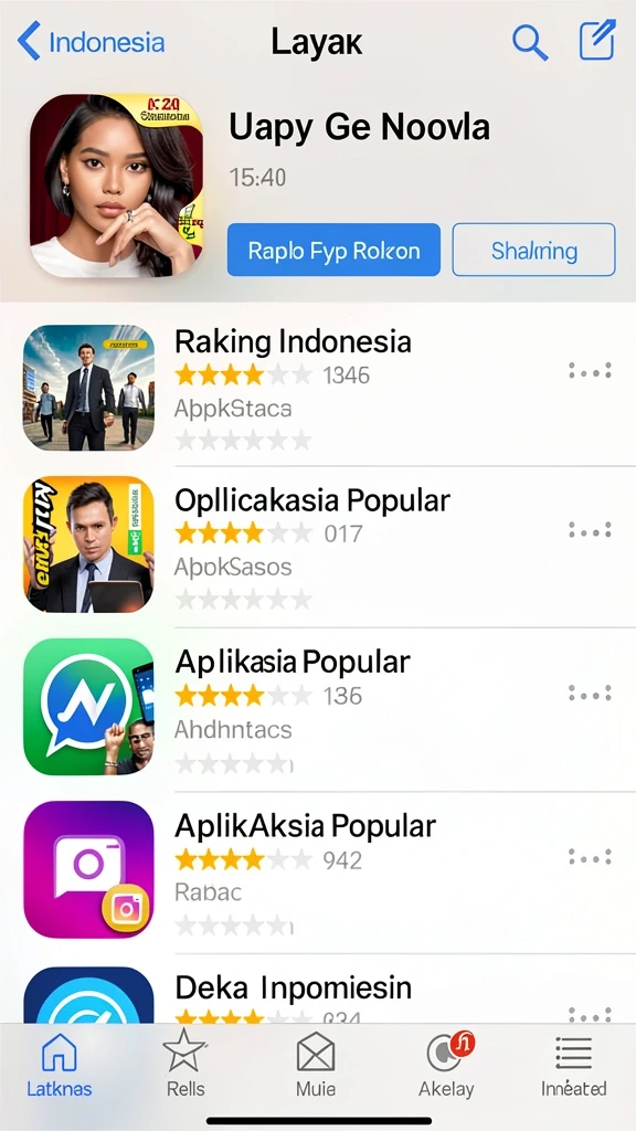 Tangkapan layar menunjukkan grafis menawan dari karakter REZIXO.