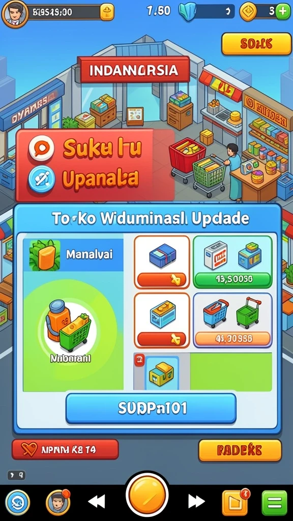 Momen seru saat menyelesaikan level menantang.