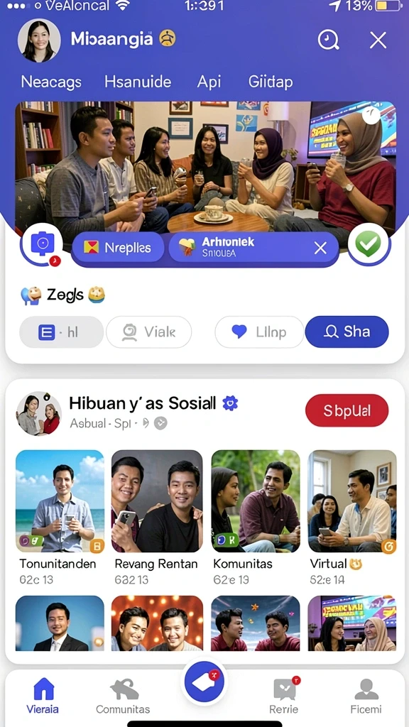 Tangkapan layar memperlihatkan pemandangan indah dari area hutan.