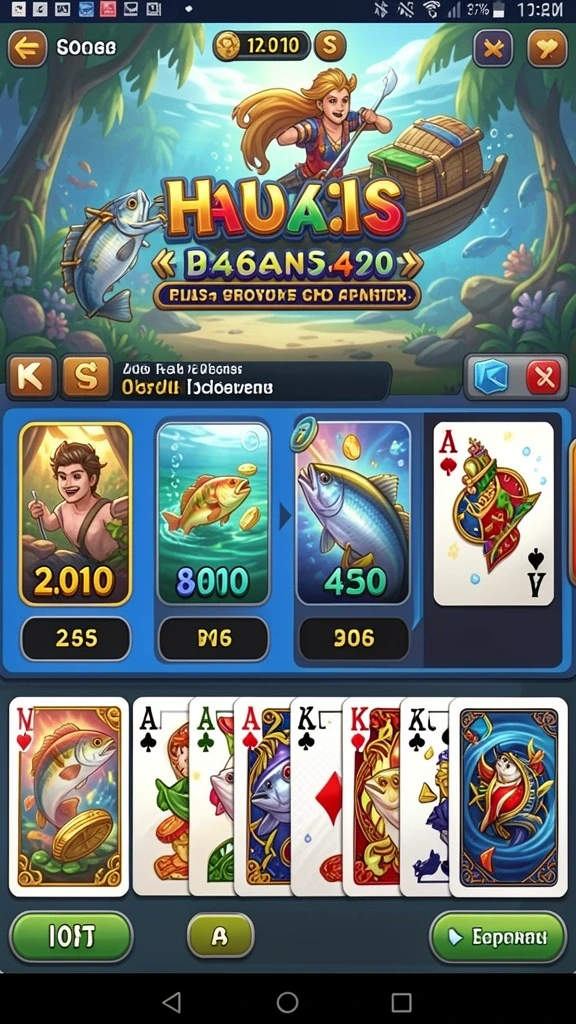Screenshot menunjukkan pilihan karakter unik dalam game.
