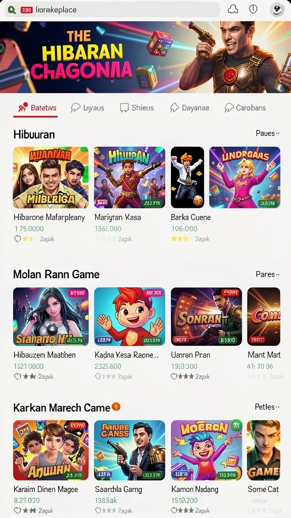Tampilan awal aplikasi yang menarik dan intuitif.