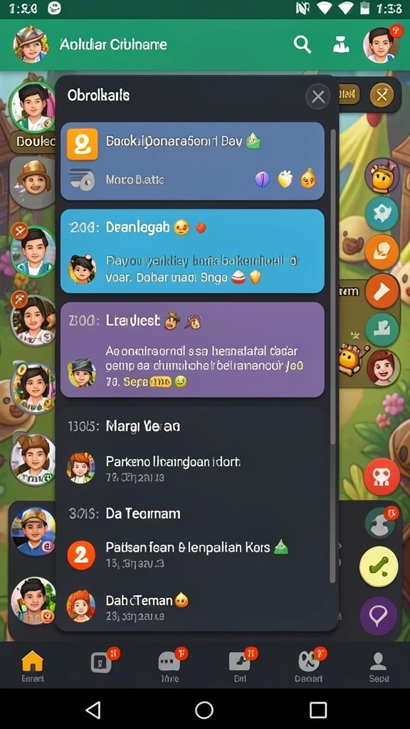 Karakter-karakter unik siap untuk dijelajahi.