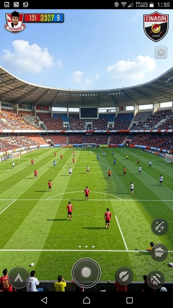 Tangkapan layar menampilkan level baru yang penuh warna dan menantang.